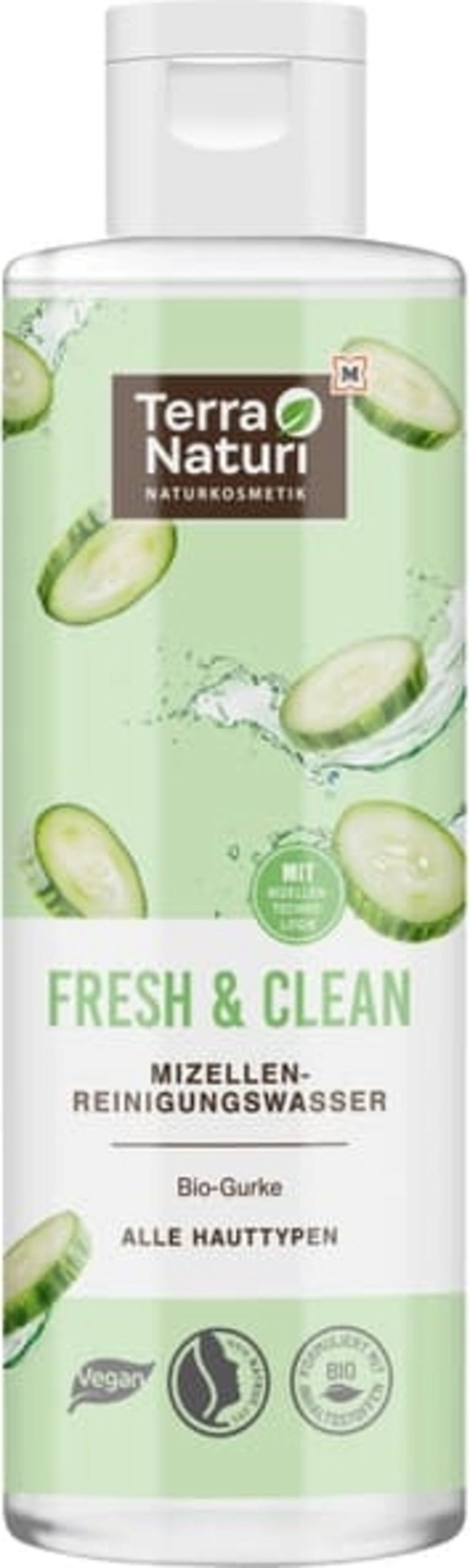 Terra Naturi  FRESH & CLEAN Mizellenreinigungswasser, 200 ml