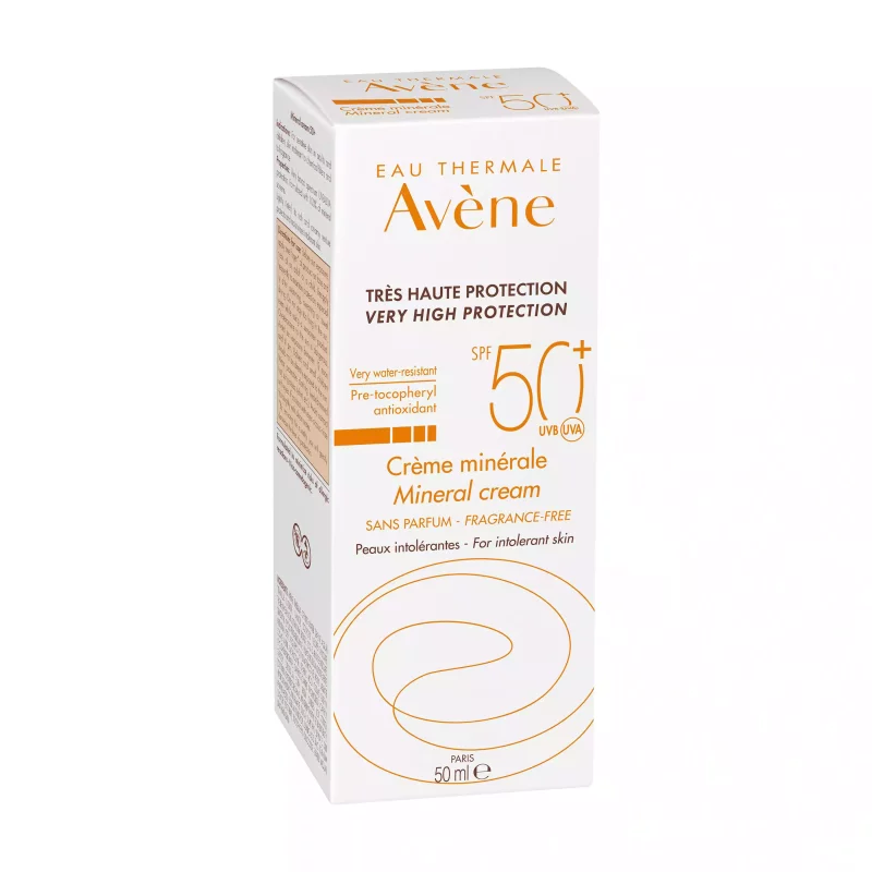 Soins Solaires - Très Haute Protection Crème minérale SPF 50+ - 50ml