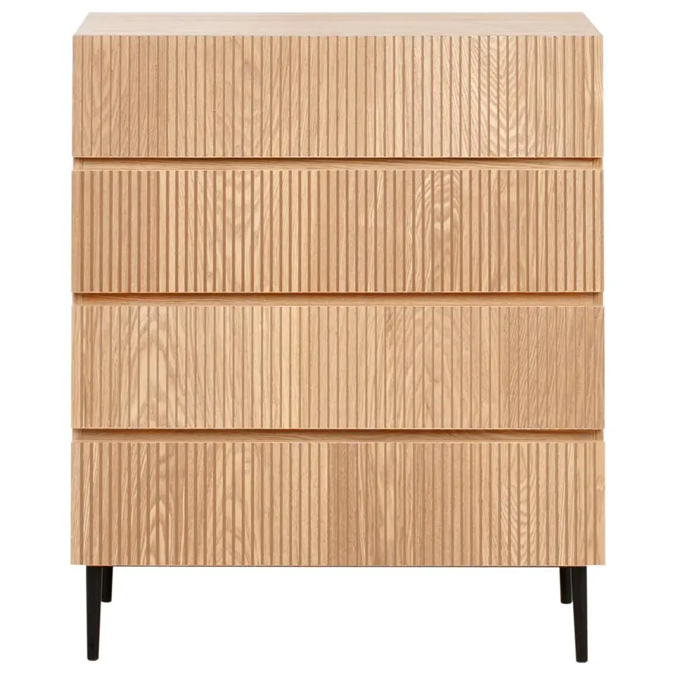 BLYTHE- Ladekast 4 lades - Bruin - MDF