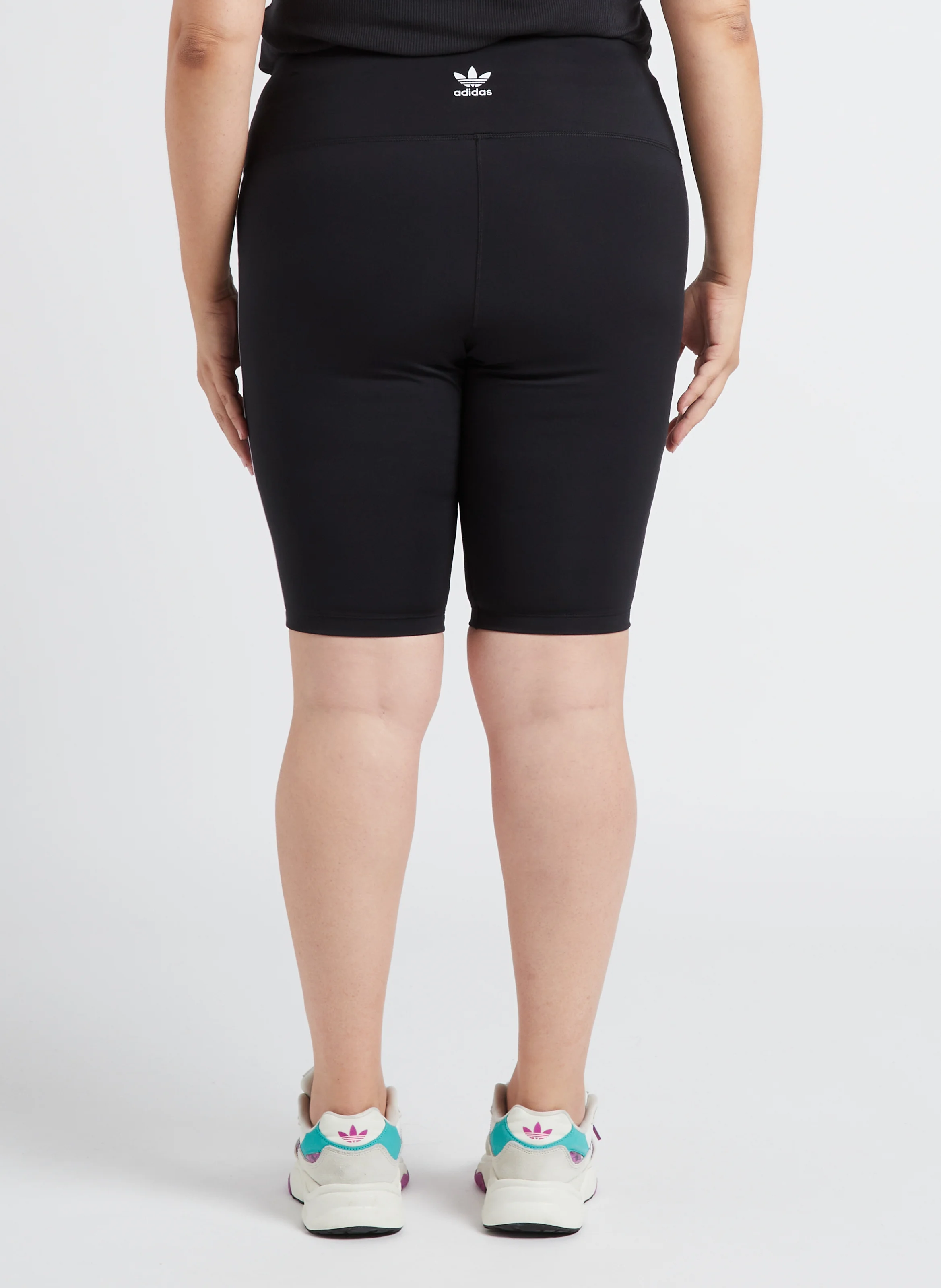 Cycliste taille haute stretch | Noir