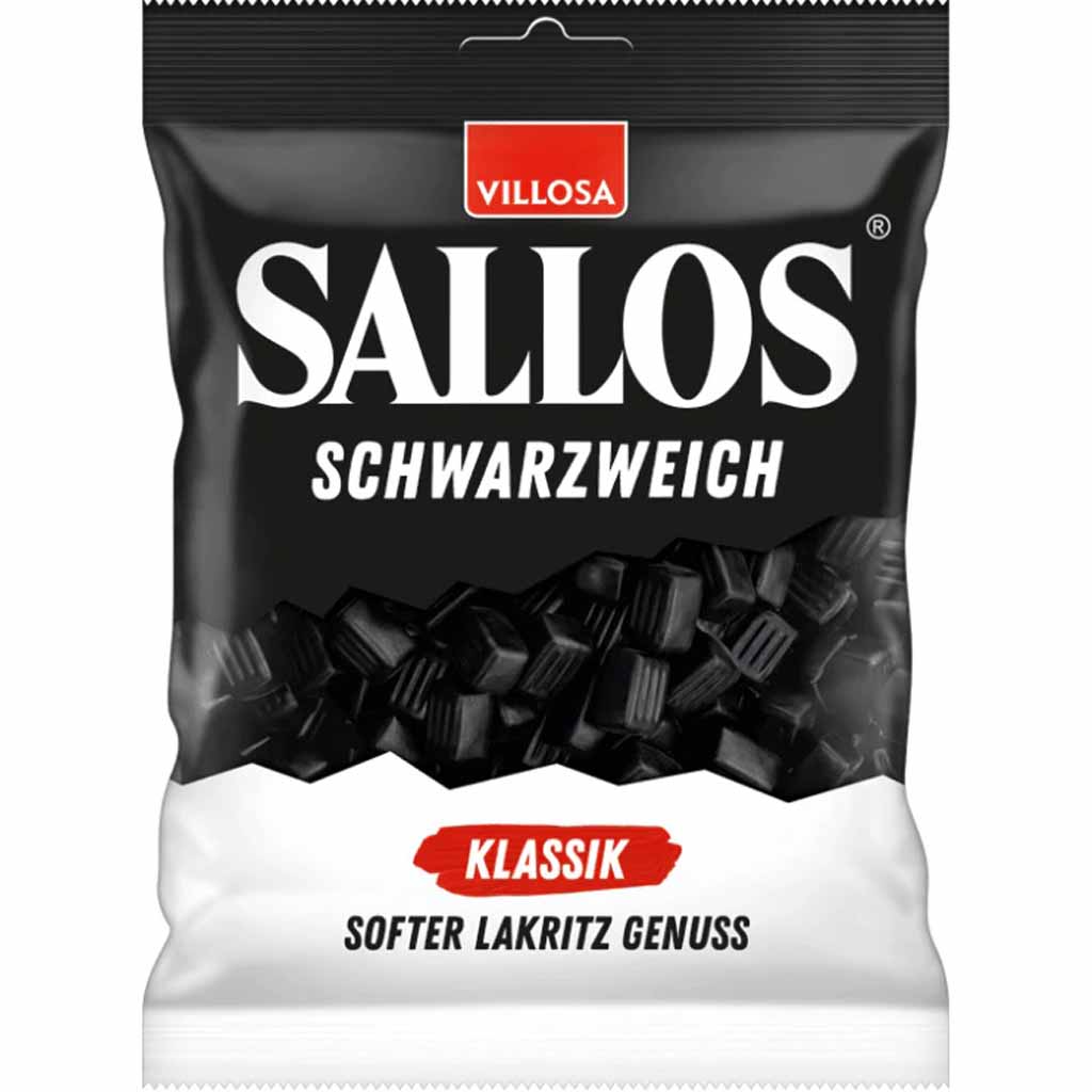 Villosa Sallos Schwarzweich softer Lakritz Klassik 200g MHD:30.10.25