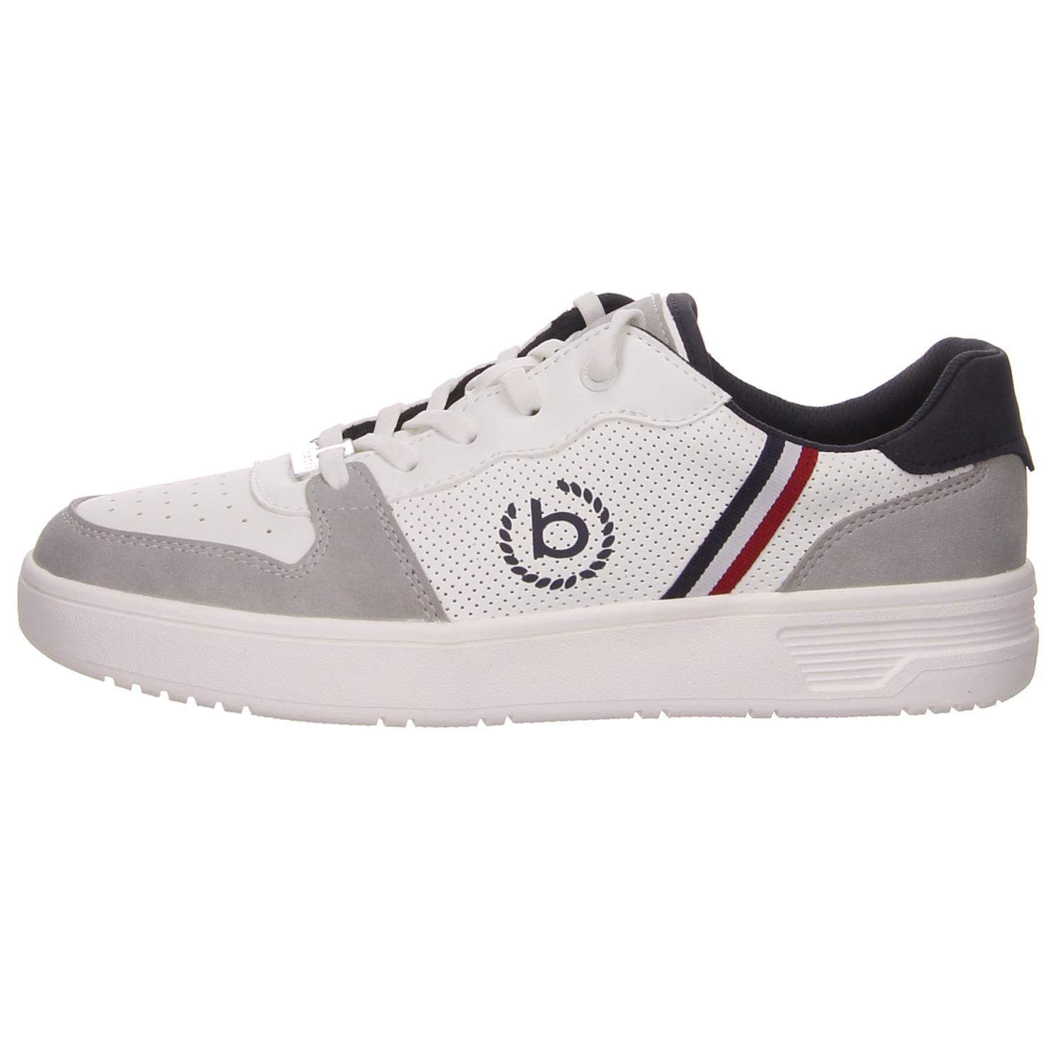 Bugatti Sneaker weiß weiss/weiss kombi