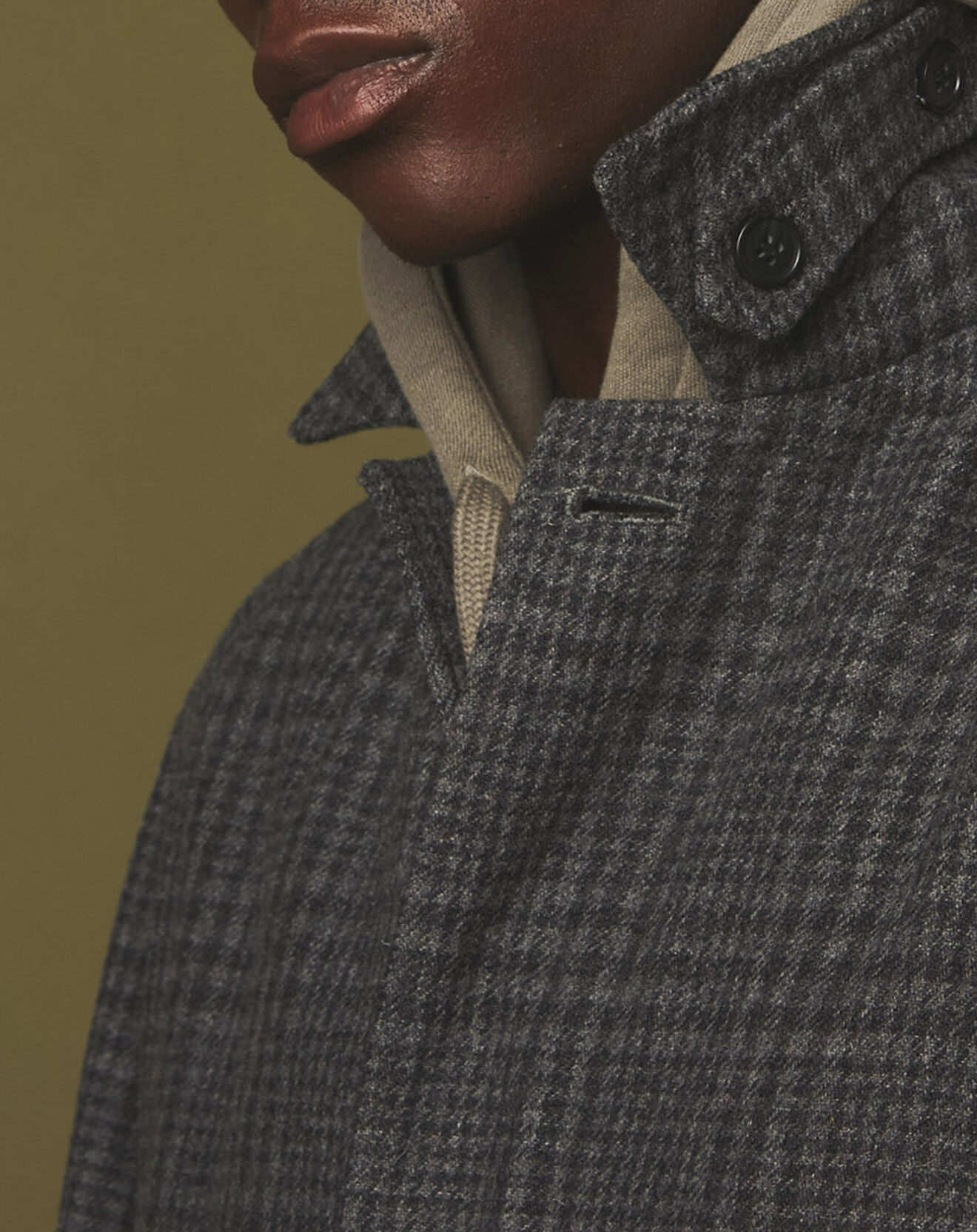 Hartford Manteau en Laine mélangée Calvin gris/charcoal