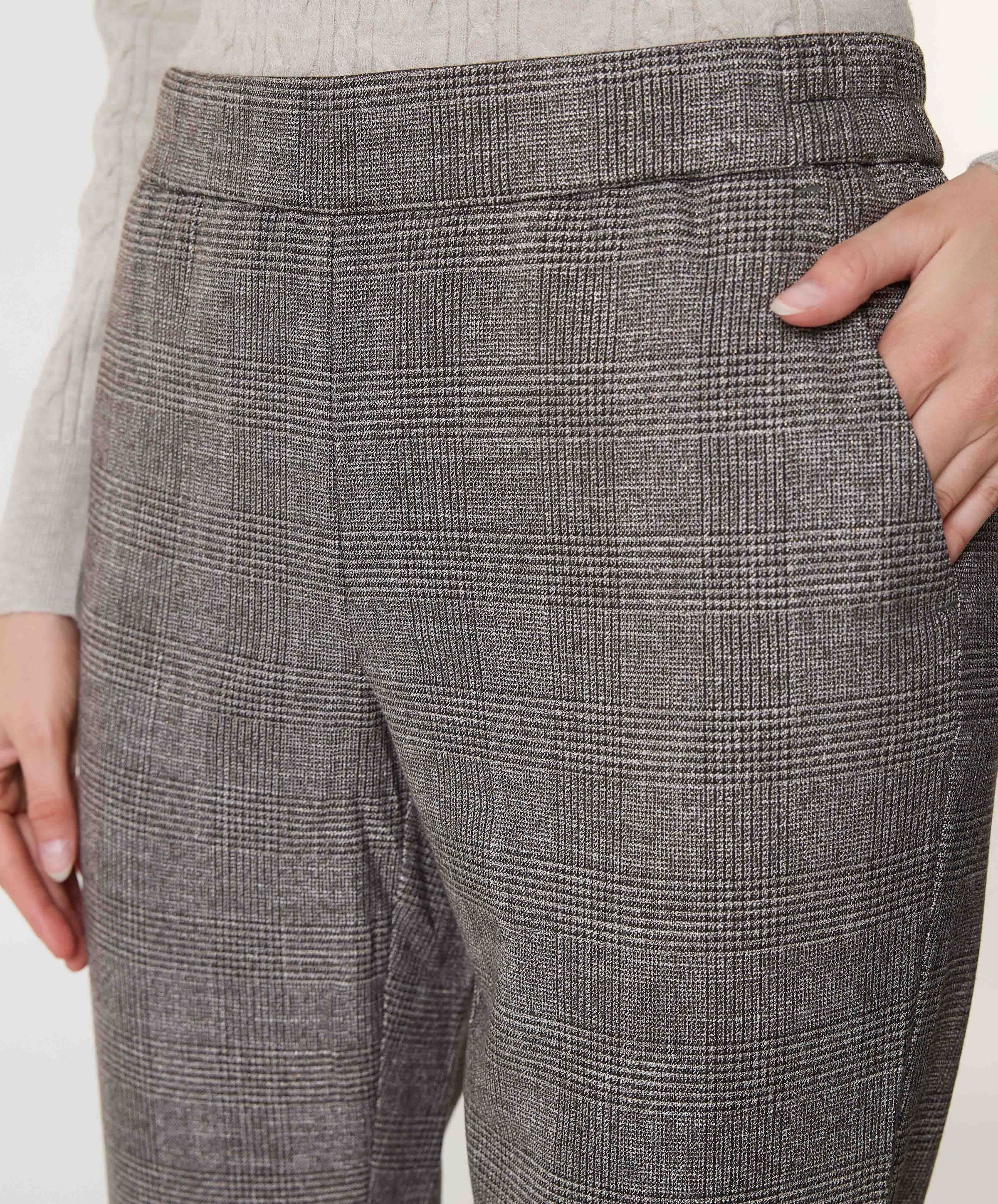 Frank Walder Wide leg dames broek bruin