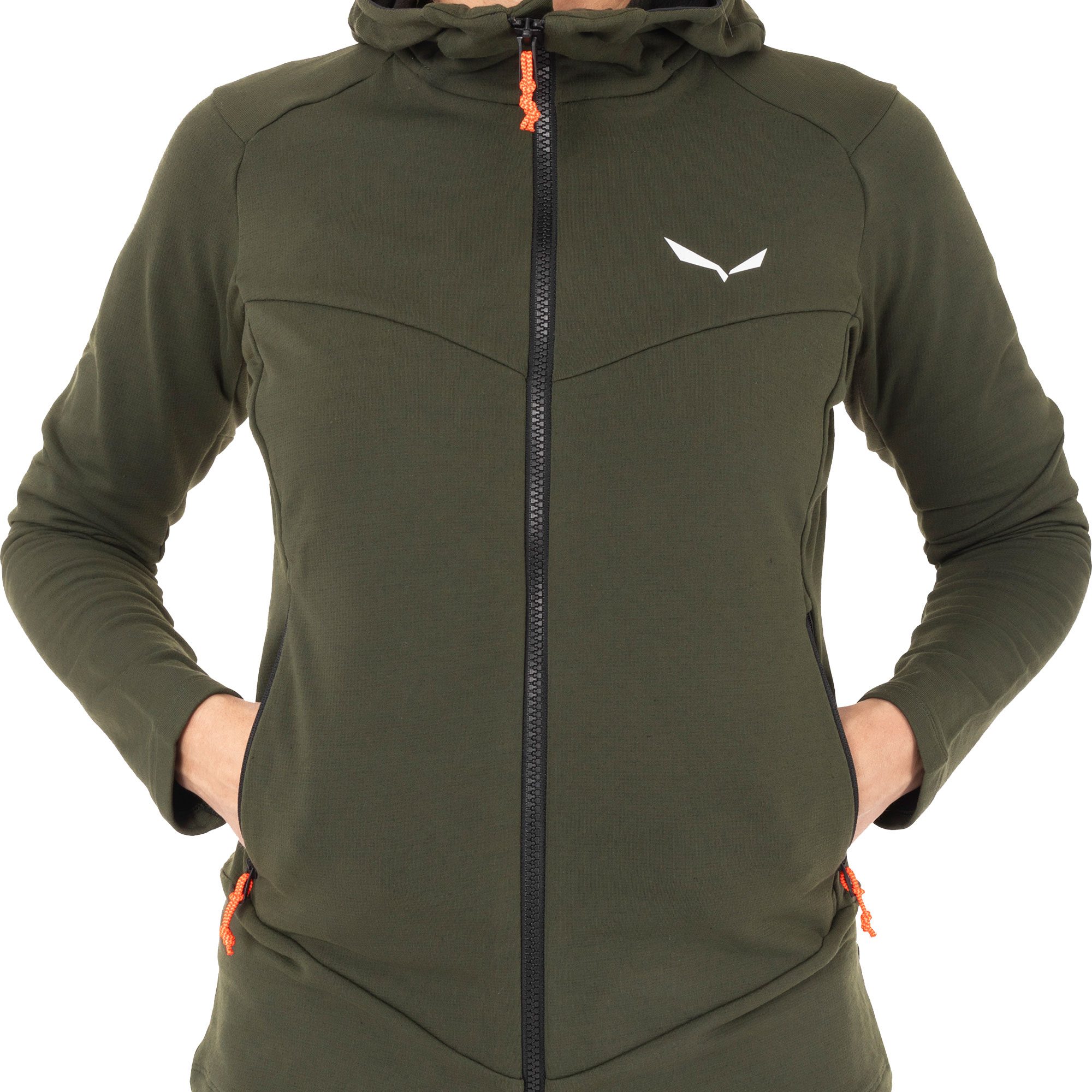 SALEWA Sella Alpine Merino HD Fleecejacke Damen dark olive
