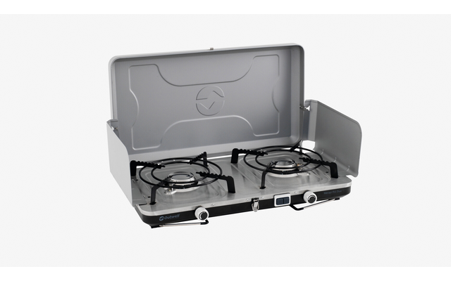 Outwell Kartuschen Gaskocher Merapi Pro Duo Deluxe mit 2 Kochstellen / 6000 W
