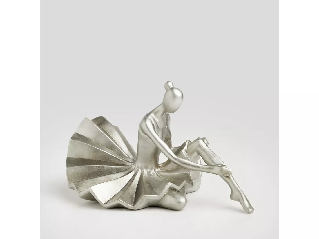 Figurine Danrawa argent moyen 14.5 x 25 x 16