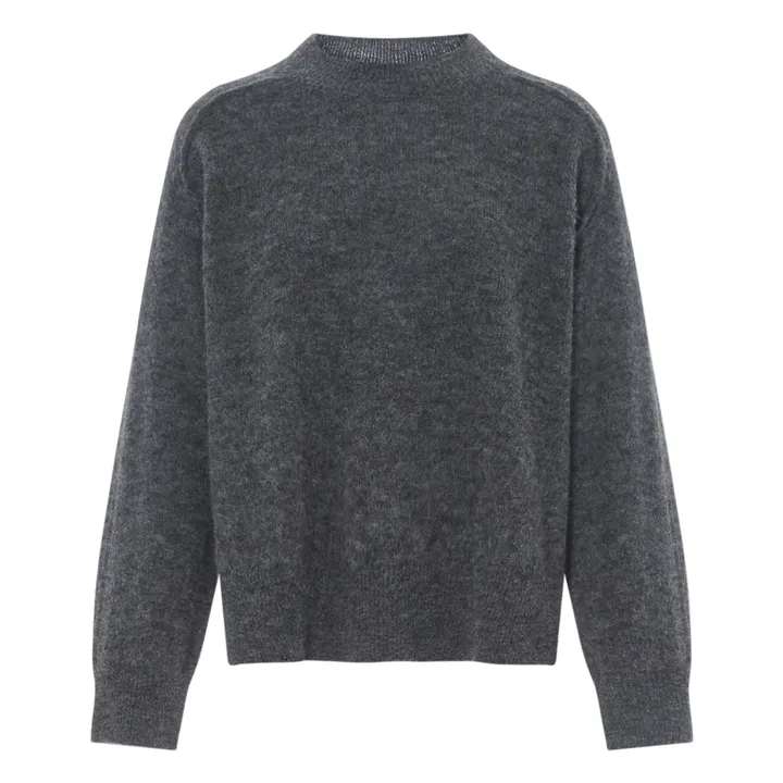 A.P.C. Pull Naomie Baby Alpaga | Gris anthracite chiné