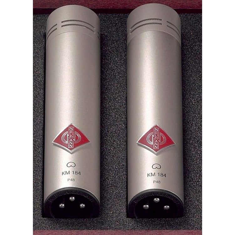 Neumann KM 184 cardioide condensatormicrofoon stereo set