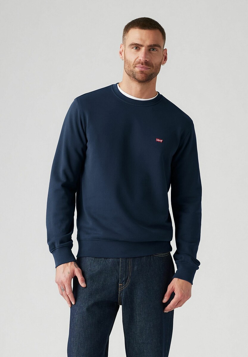 Suéter LEVI'S com gola redonda e logo no peito