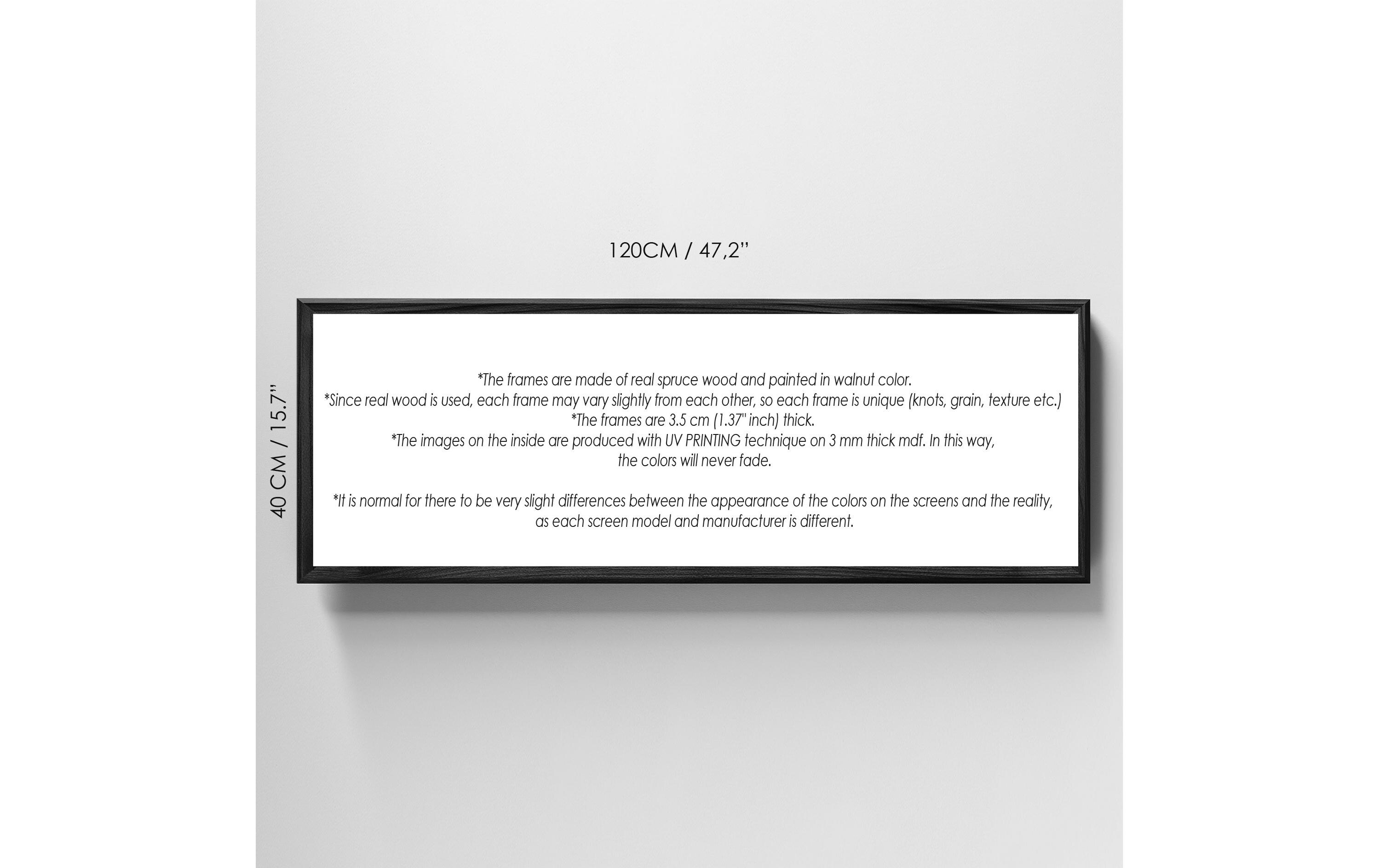 Bild The Sun 120 x 40 cm<br>Dekorative Wandmalerei