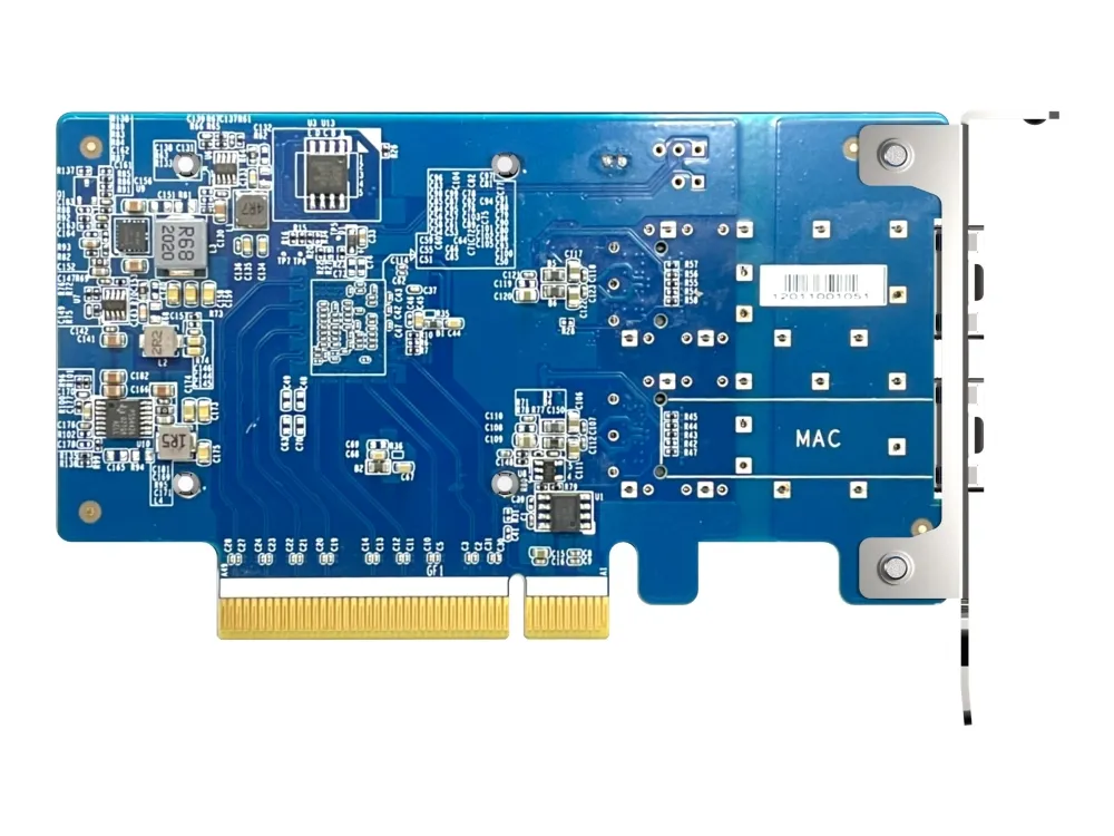 QNAP QXG-25G2SF-CX6 - Netværksadapter - PCIe 4.0 x8 lavprofil - 25 Gigabit SFP28 x 2 - for QNAP TS-H2490FU
