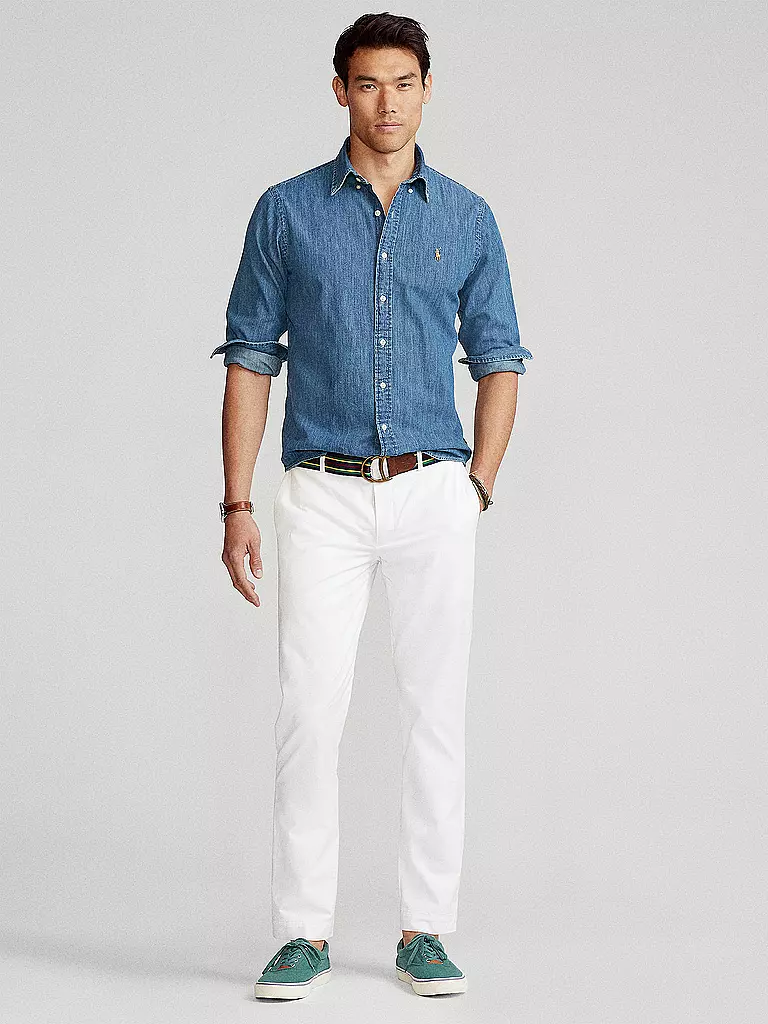 POLO RALPH LAUREN Hemd Custom Fit blau