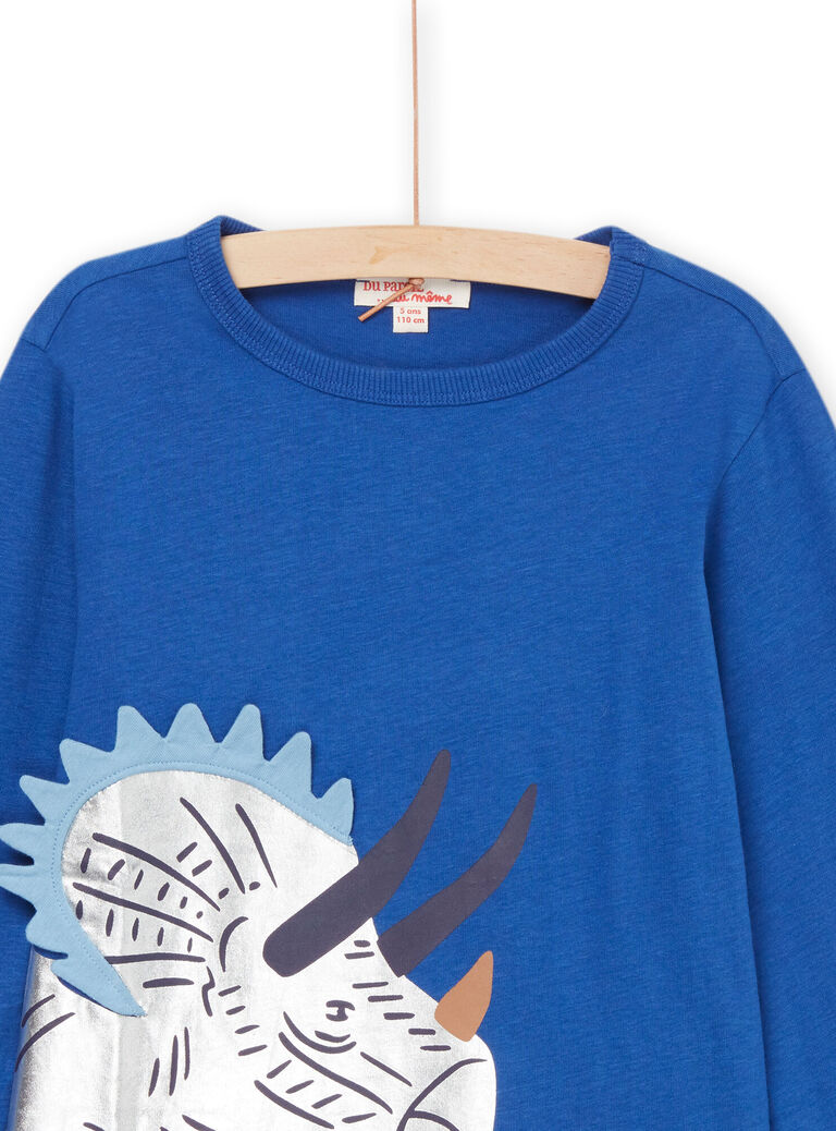 T-shirt à manches longues à animation dinosaure.