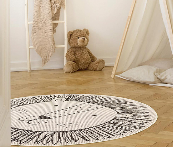 Spielteppich CABANE Löwe, Ø 135 cm