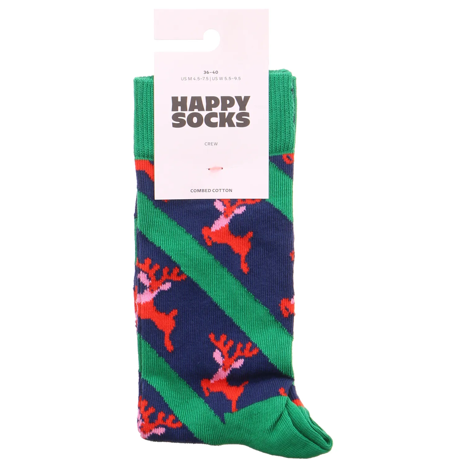 HAPPY SOCKS Freizeitsocken Grün Textil