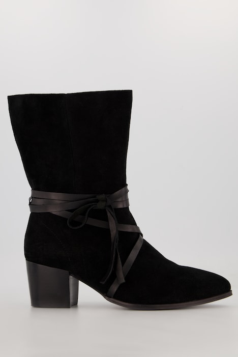 Stiefel, Veloursleder, Ankle-Straps