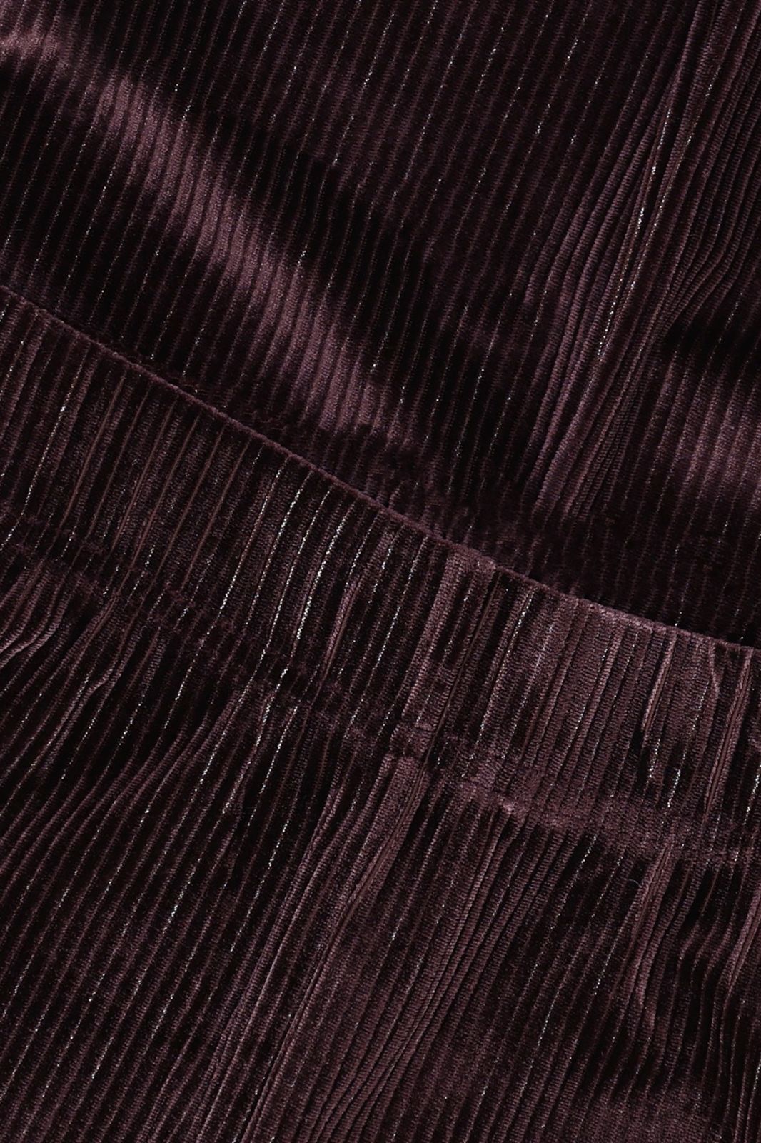 Donkerbruine flared legging