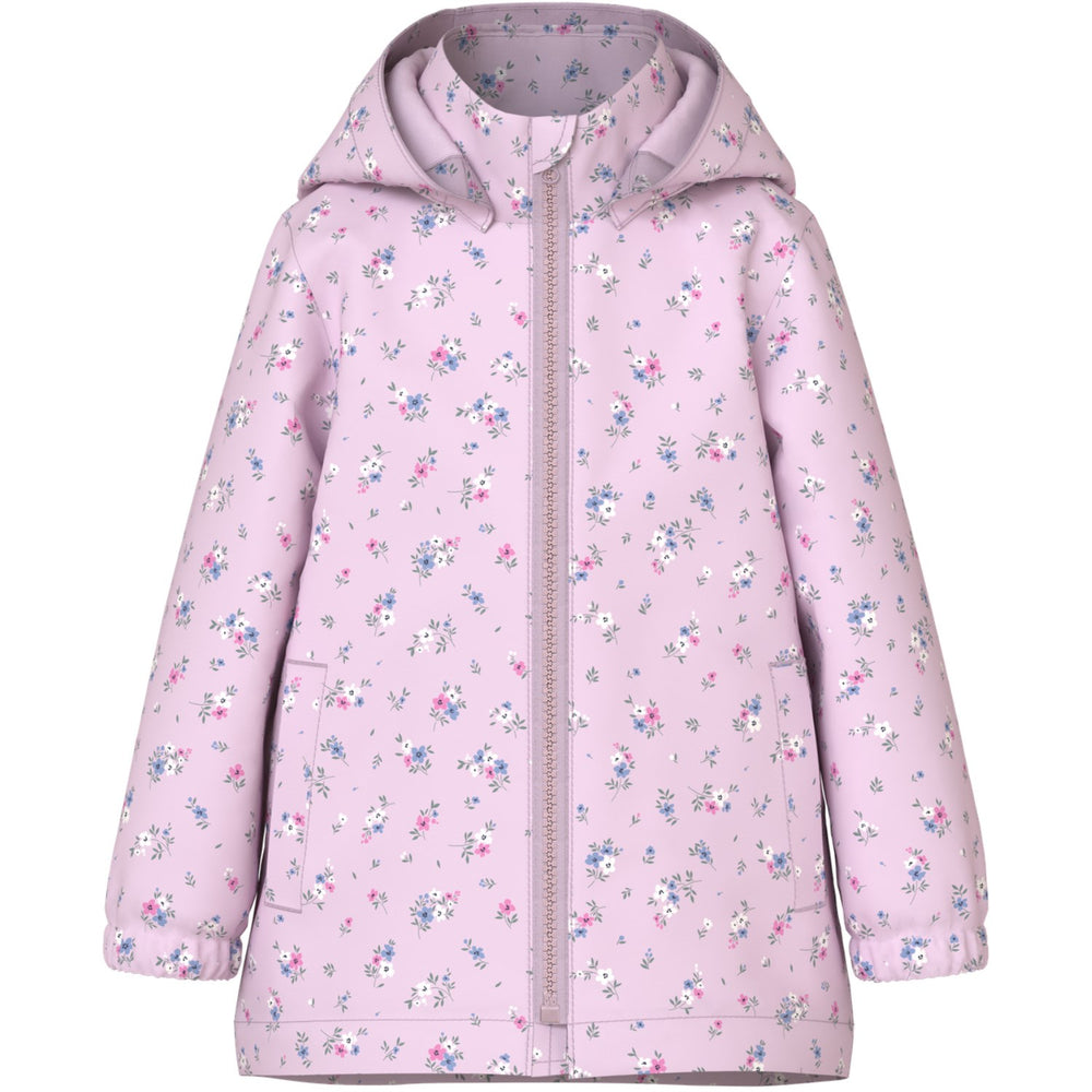 Køb Name It Lilac Snow 4 Floral Patchwork Nmfmaxi Jakke Li Aop Noos