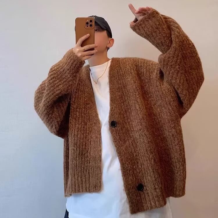 Nikoflin - V-hals effen geribbeld vest