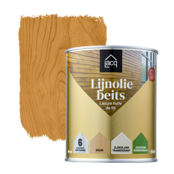 Lacq Lijnolie beits transparant bruin 750 ml