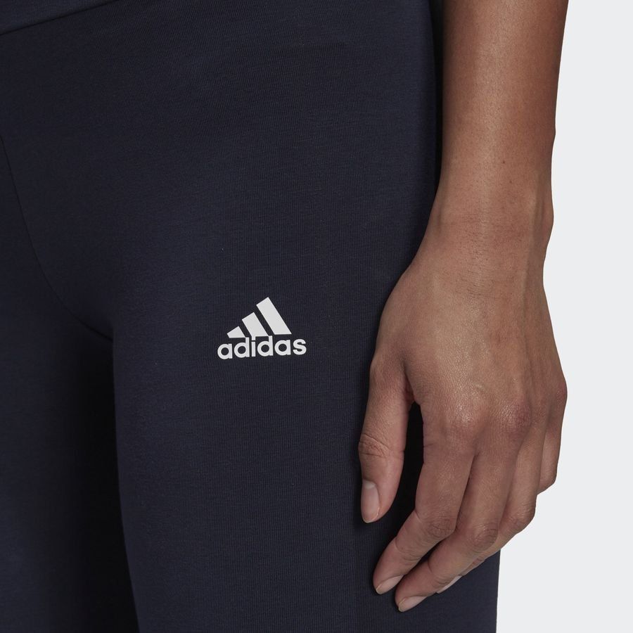 adidas Leggings Loungewear Essentials High Waisted - Bleu Marine/Blanc Femme
