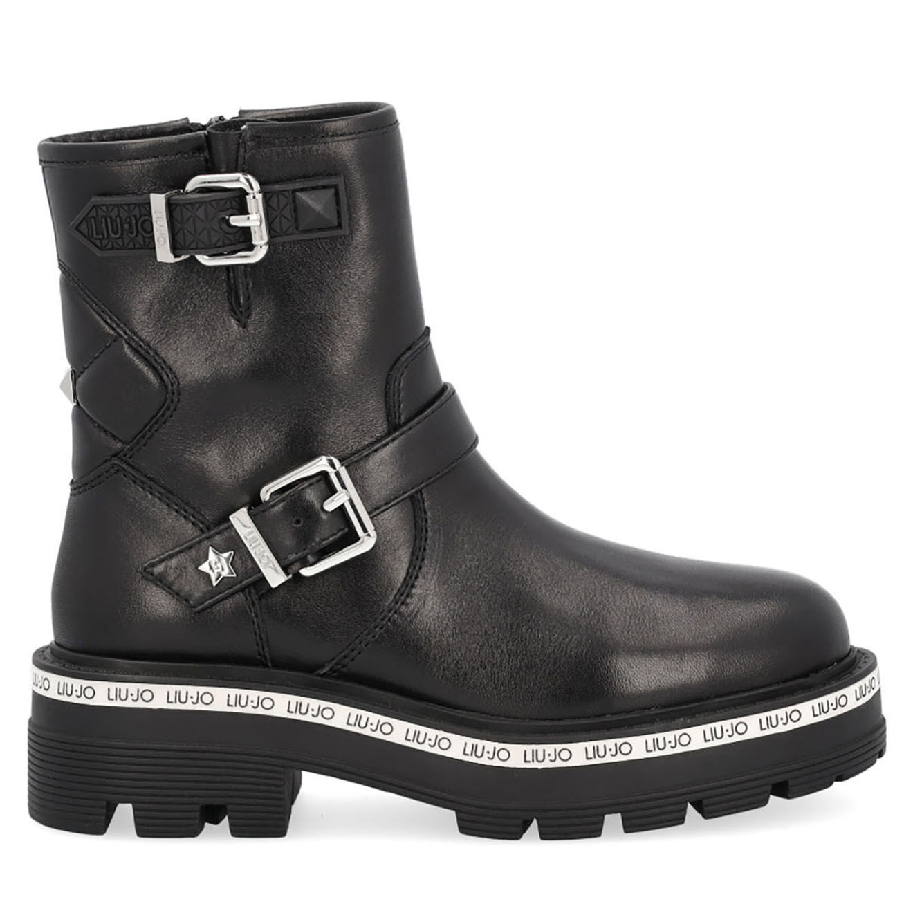 Liu-Jo Boots en Cuir Tailor noires
