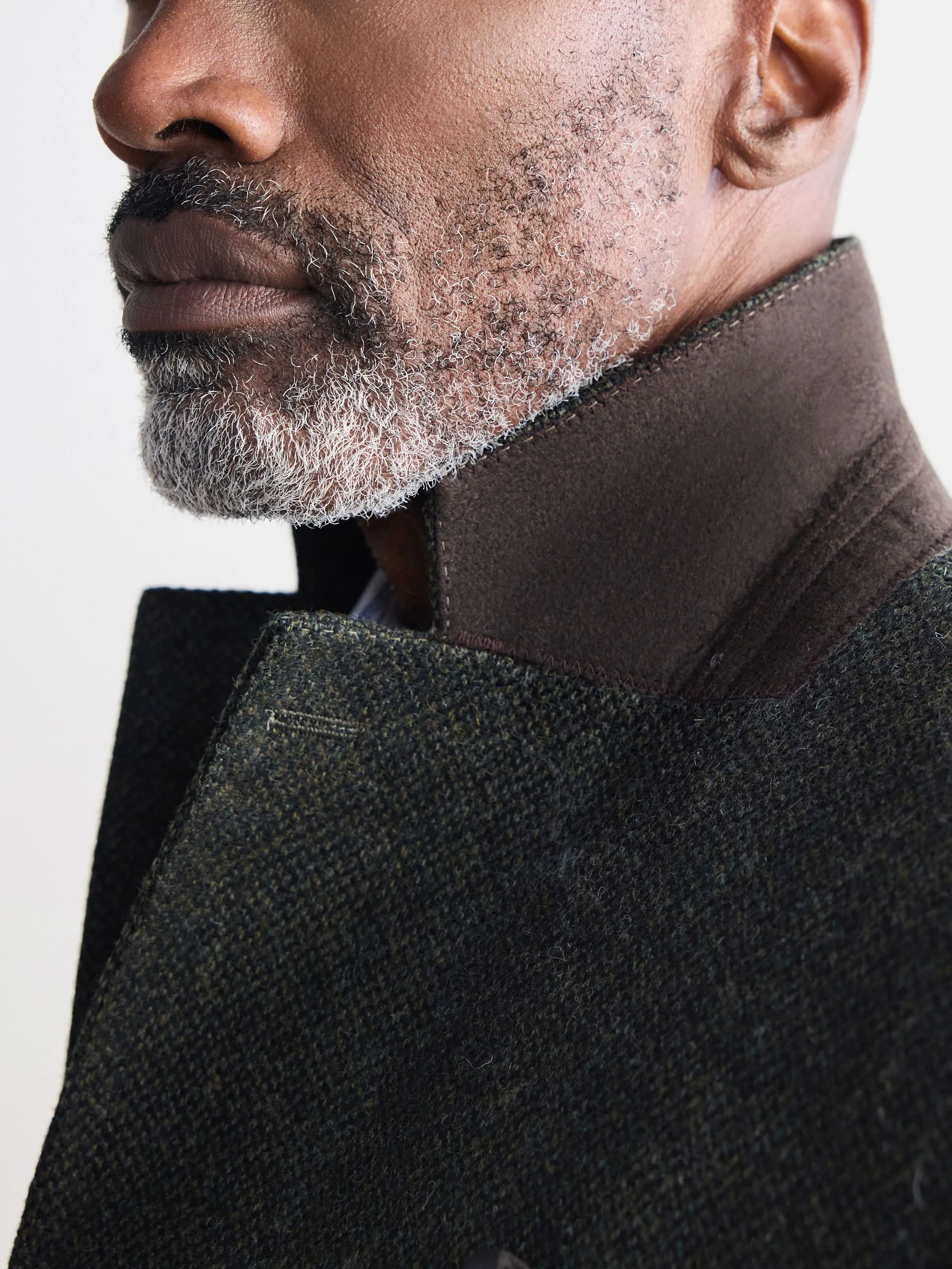 Groen - Signature Moons - Britse wollen blazer met textuur