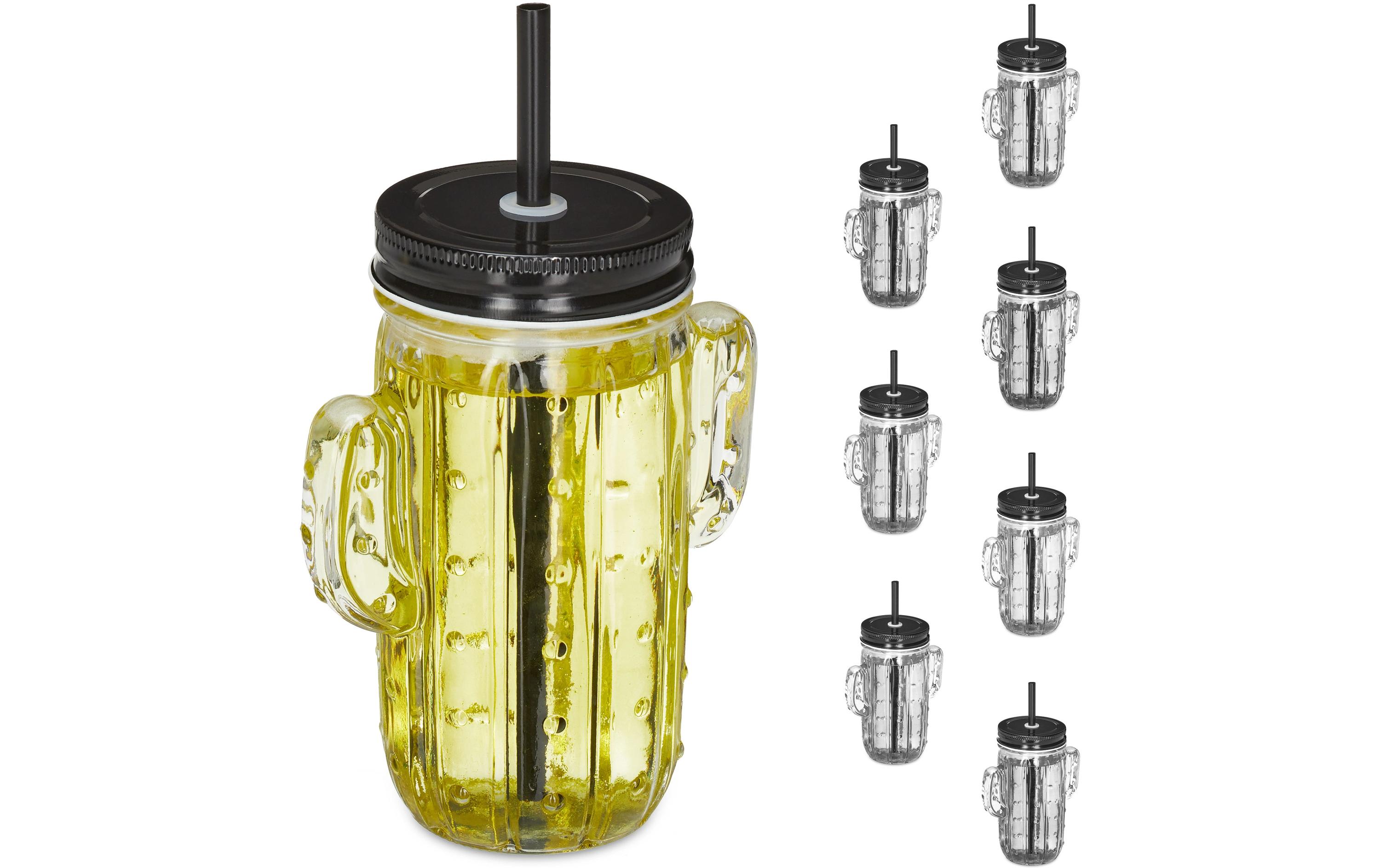 Trinkkrug Kaktus 500 ml, 8 StückTrinkbecher in Kaktusform