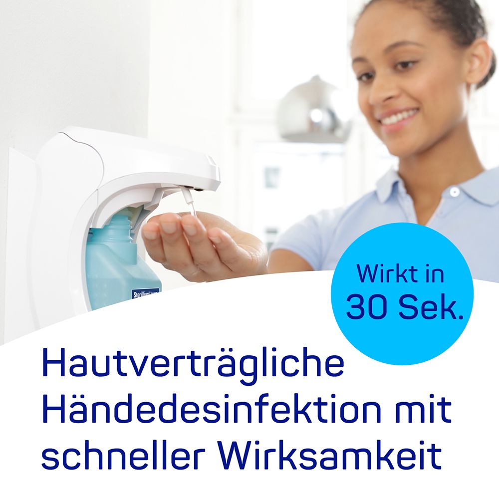 Sterillium 1000ml als Ganzjahresprodukt für die hygienische und chirurgische Händedesinfektion. Zur Vorbeugung von Infektionen