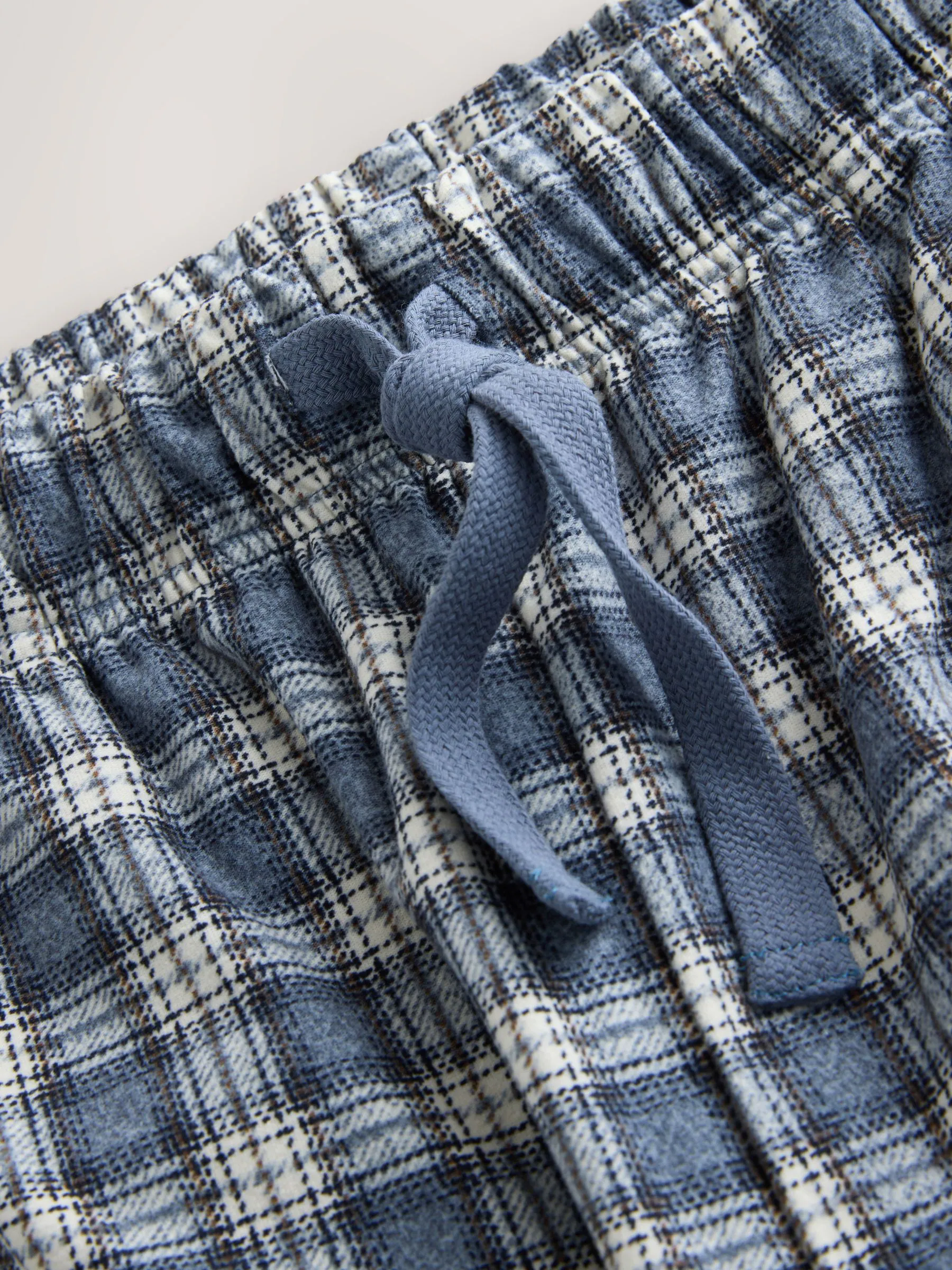 Grey Grindle Check - MotionFlex - Behaaglijke pyjamabroek met boorden