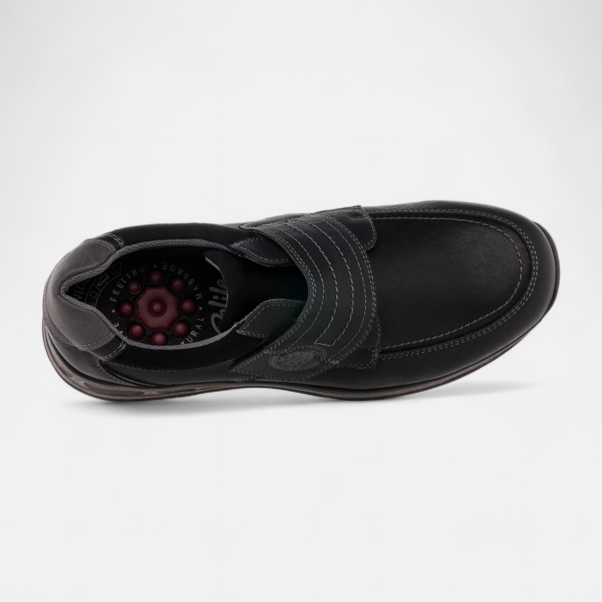 Derbies pieds sensibles Homme noir