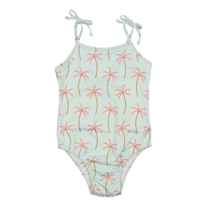 the new society Maillot de Bain Palm Springs Fibres Recyclées | Bleu ciel