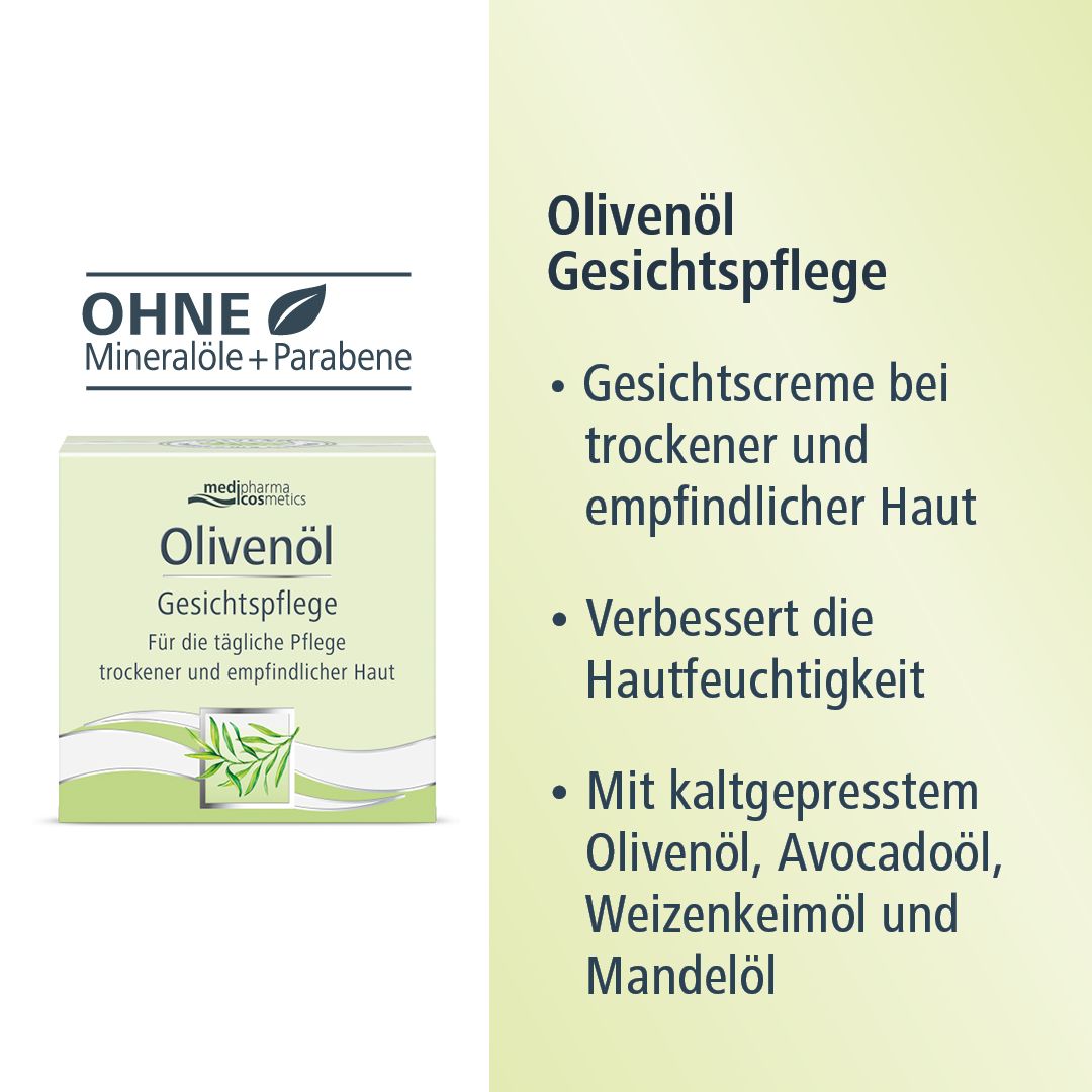 medipharma cosmetics Olivenöl Gesichtspflege