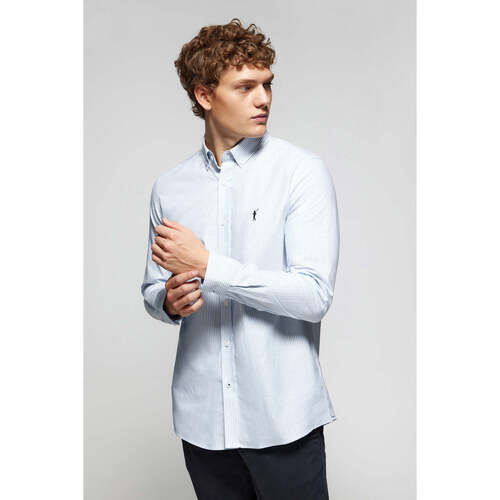 Polo Club - RIGBY GO SHIRT STRIPES OXFORD Azul