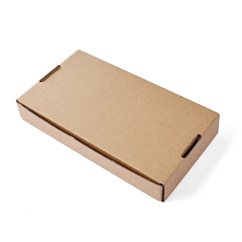 (10er Set) 30x22.5cm Kraftpapier Versand Karton Schachtel Faltbare DIY Geschenk Box Verpackung - Braun