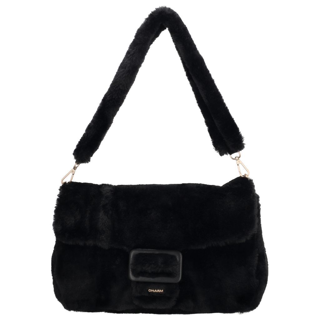 Charm London Alaska Schoudertas Overslag Zwart