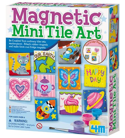 4M Selbermalen Magnet Set - 10 Fliesen - Kühlschrankmagnet