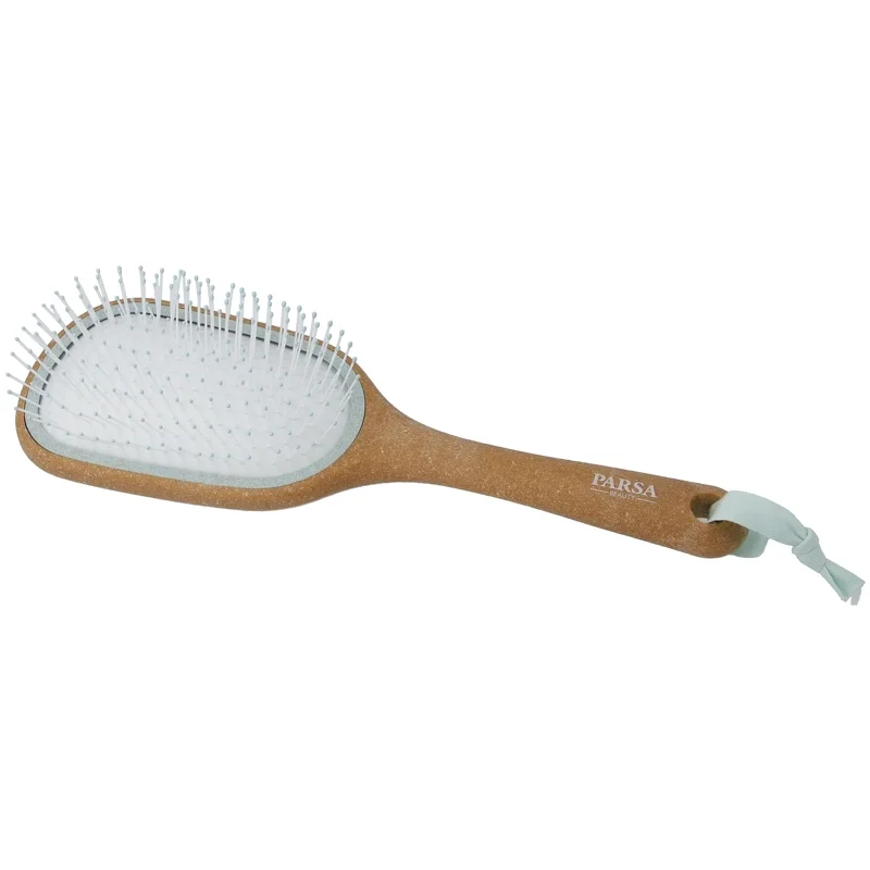 Parsa - Cork Detangling Hairbrush Large Oval - Hårbørste