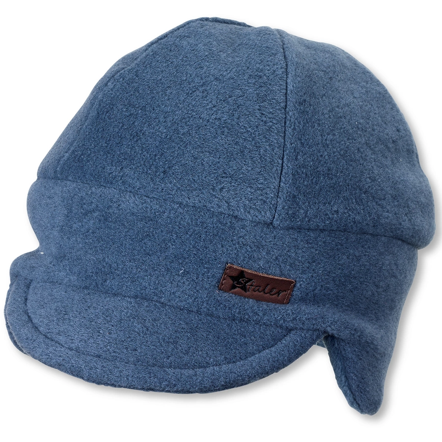 Sterntaler Mütze Melange tintenblau mel.