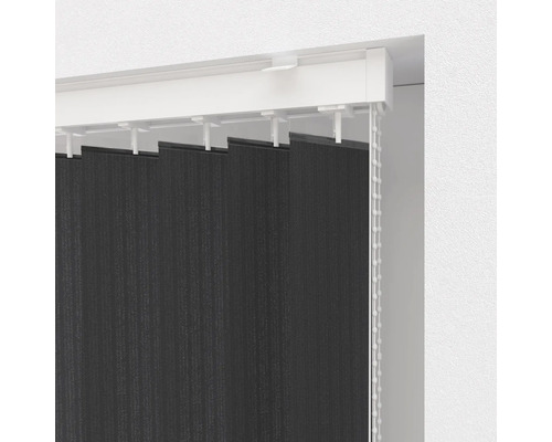 Soluna jaloezieset Line zwart 40x260 cm