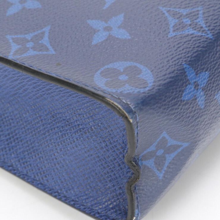 Louis Vuitton Vintage Louis Vuitton Pouch Blue
