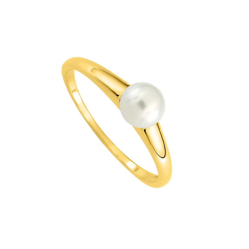 Bague Femme - perle - Or 9 Carats