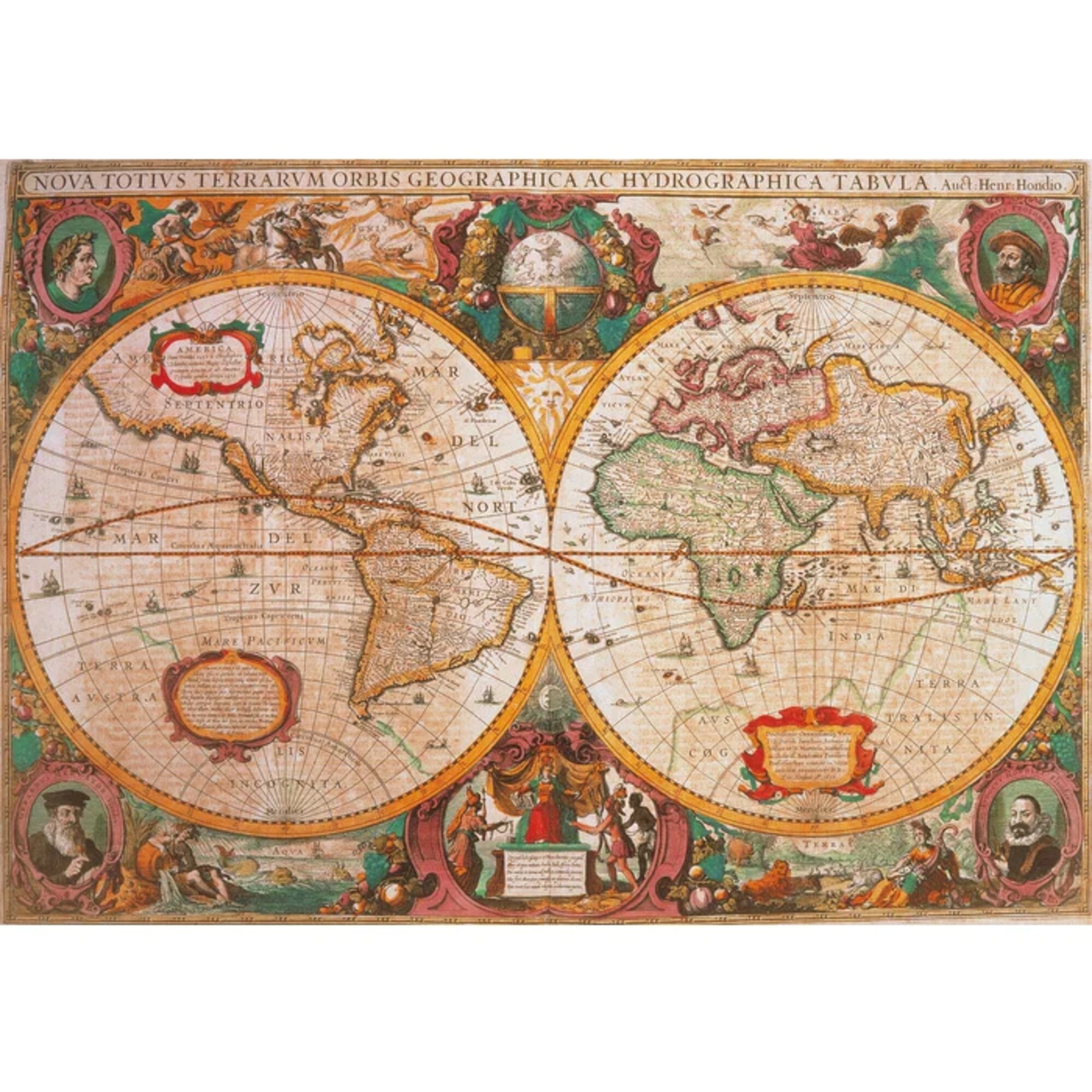 Clementoni Puzzle High Quality Collection - Antike Karte