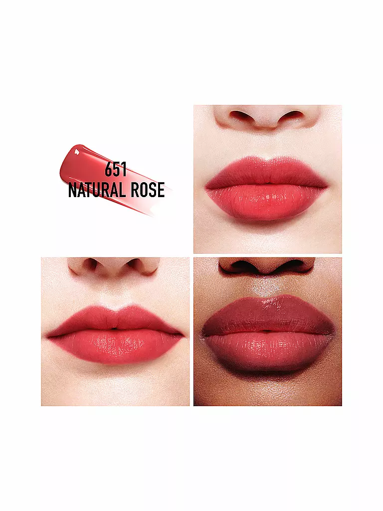 DIOR Lipgloss - Dior Addict Lip Tint ( 651 Natural Rose )  rosa