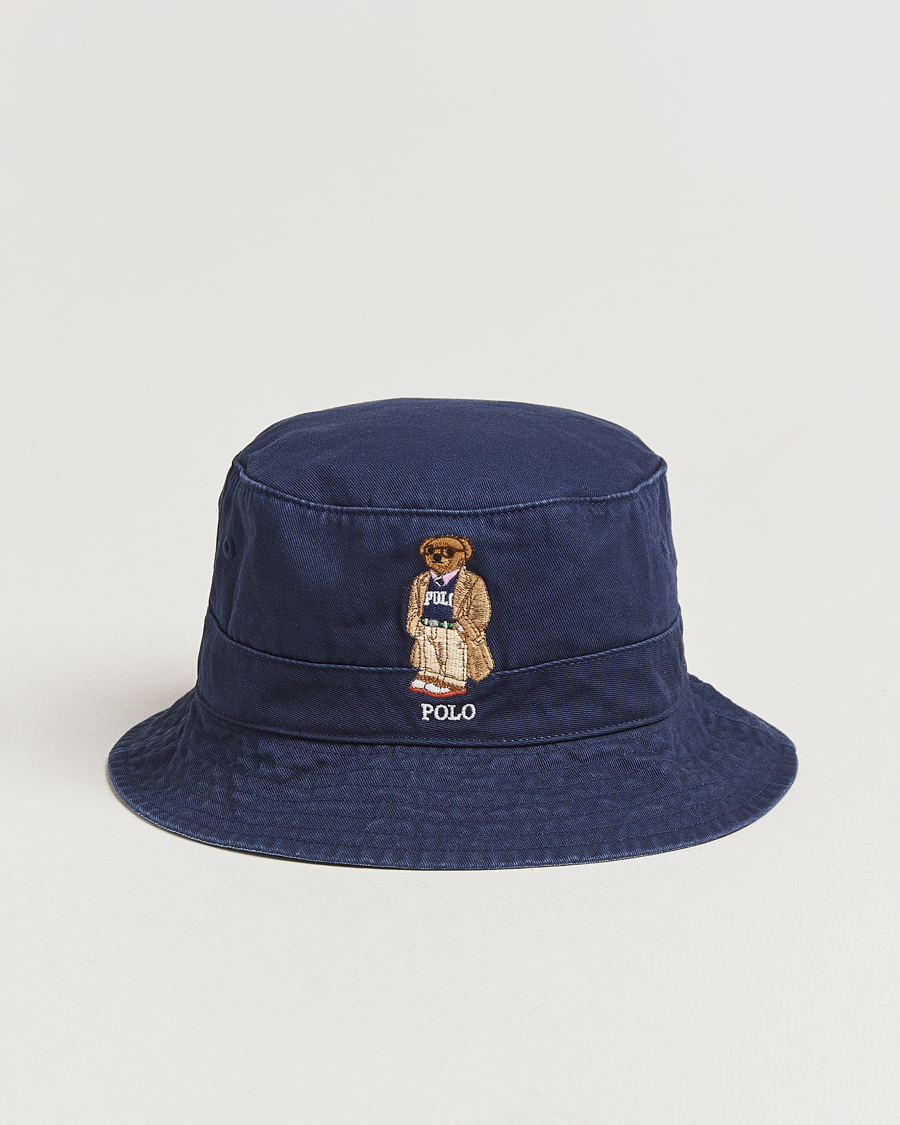 Polo Ralph Lauren Loft Bucket Bear Hat Newport Navy