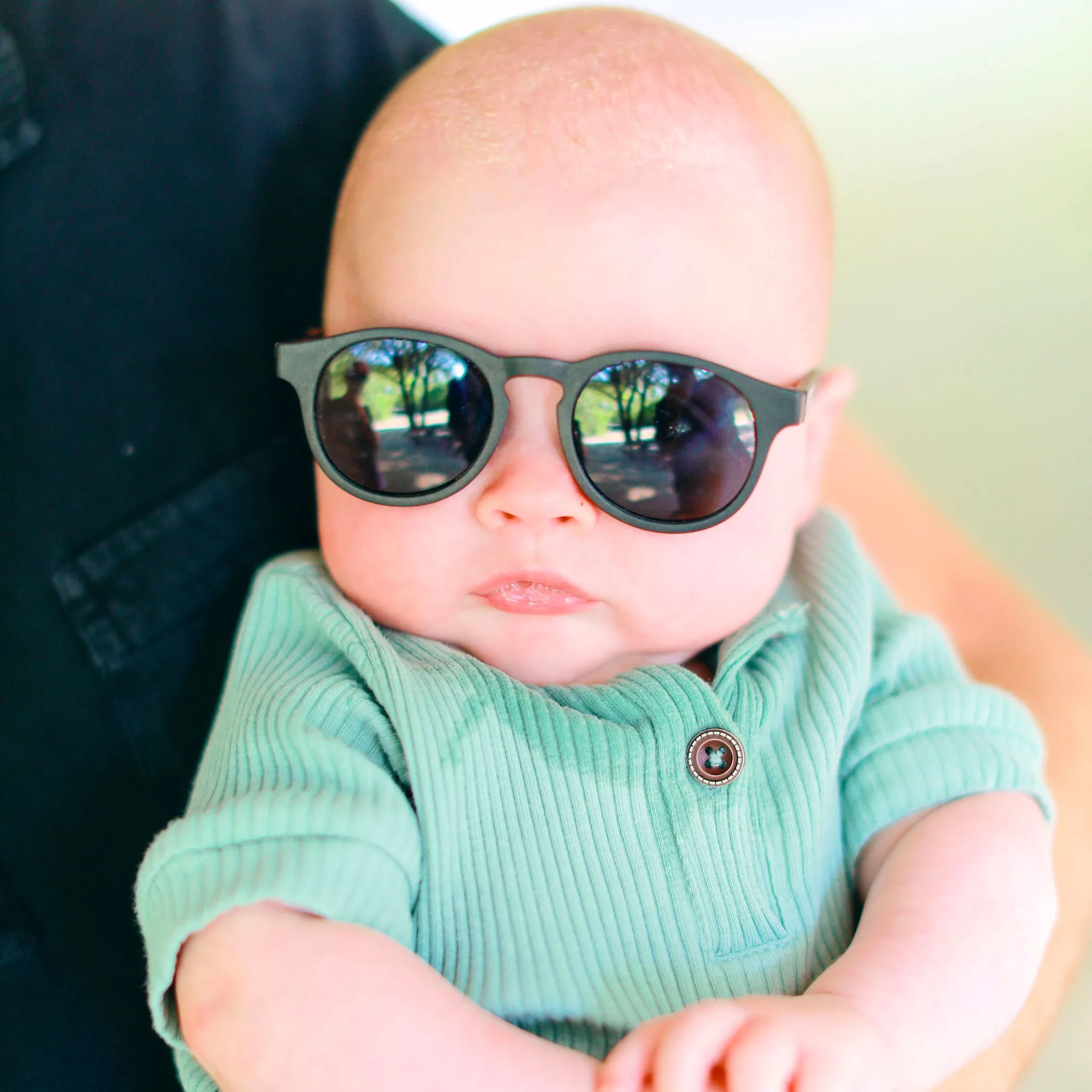 Babiators Lunette de Soleil Keyhole Noire 0-2ans