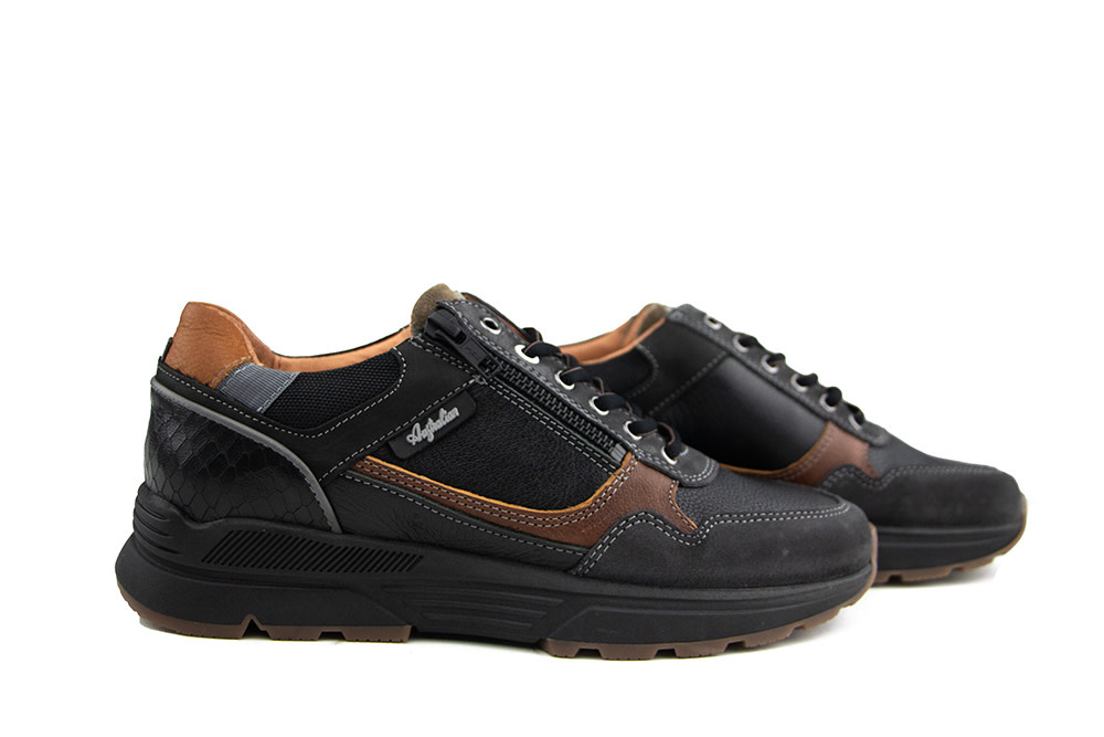 Australian Sneaker Connery H Black Cognac