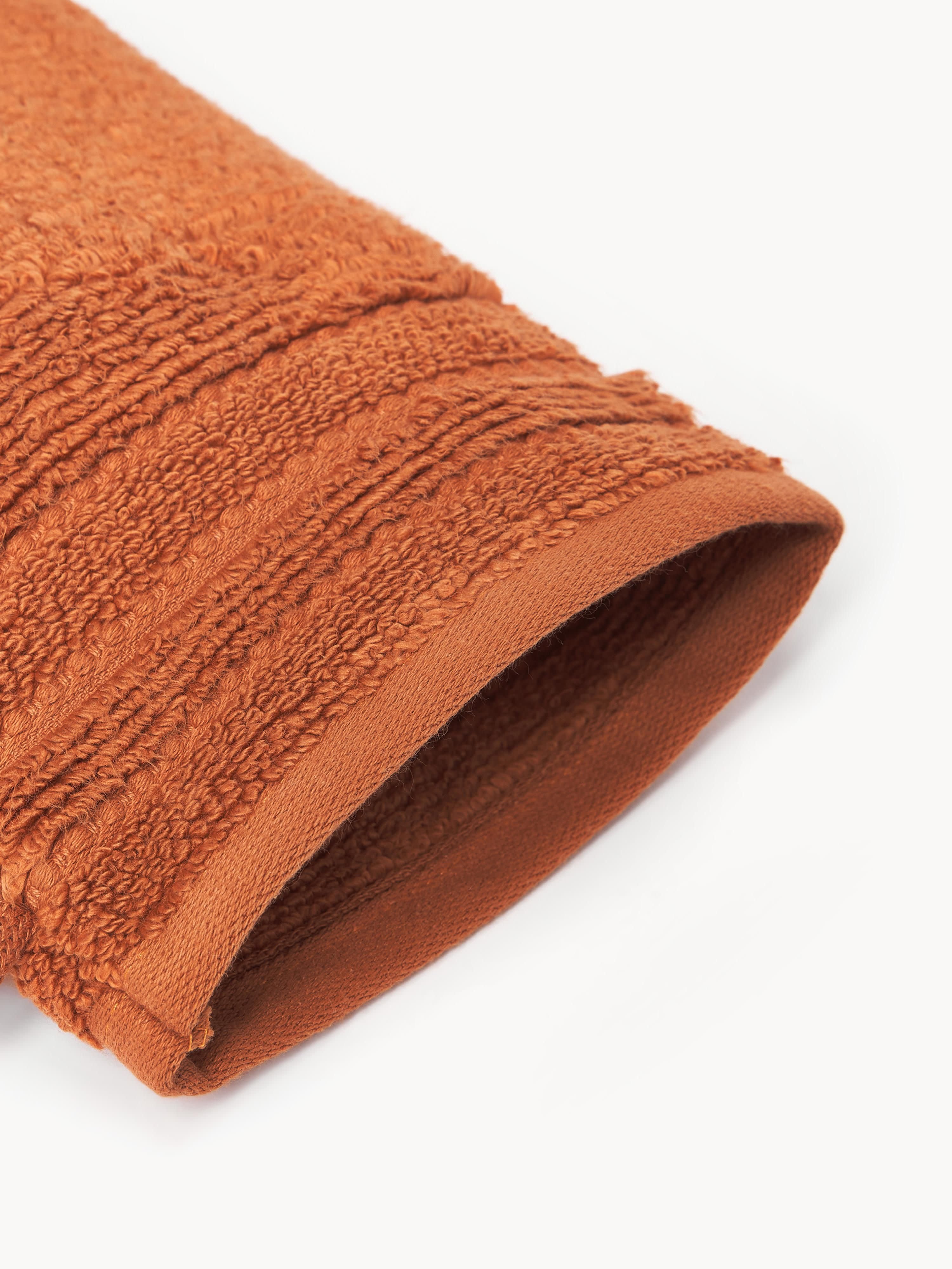Washandjes Luxe met gestreepte rand, 2 stuks