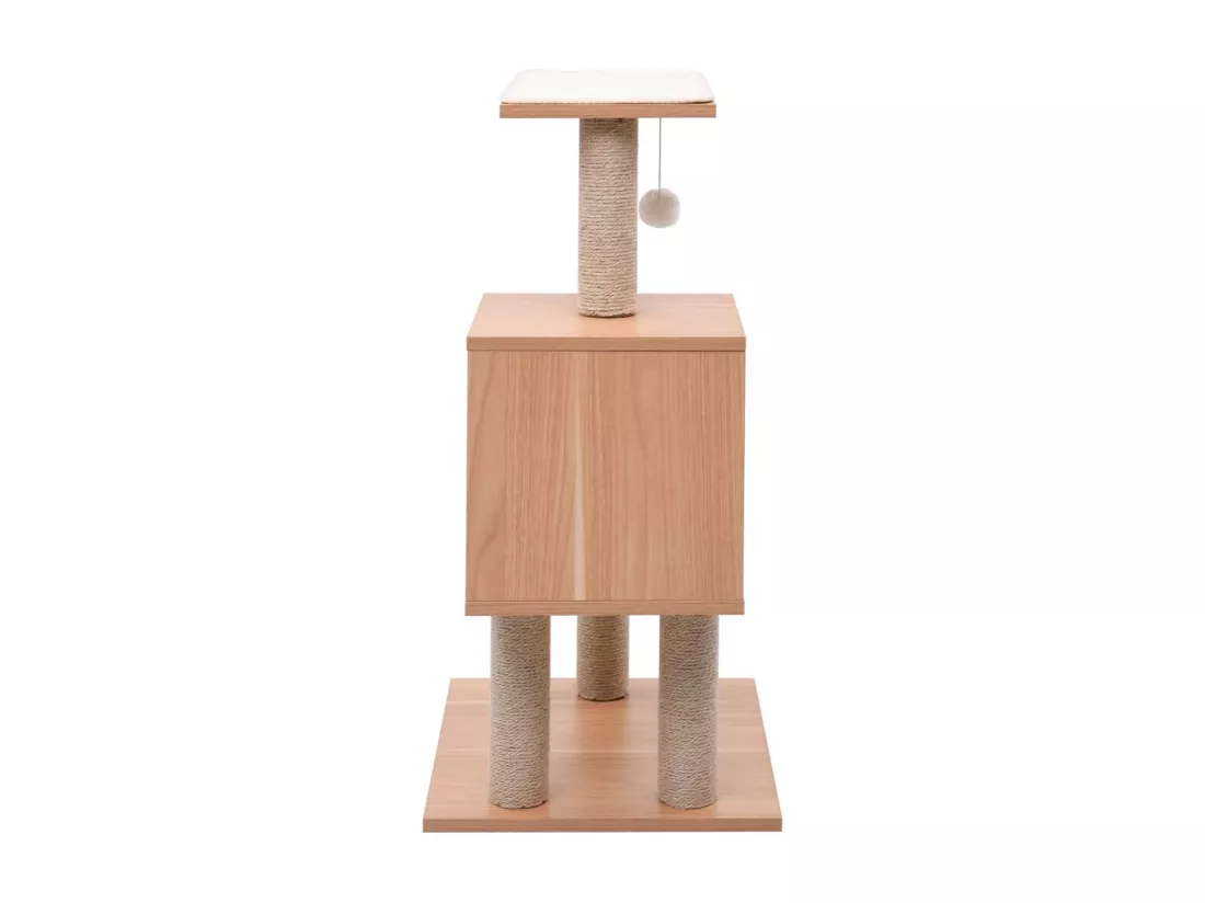Arbre à chat avec tapis à gratter en sisal 82 cm